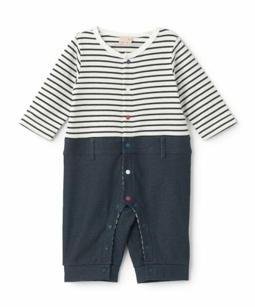 petit main / プティマイン ロンパース | 【モンポケ】セーラーカバーオール | 詳細13