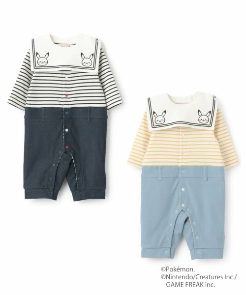 petit main / プティマイン ロンパース | 【モンポケ】セーラーカバーオール | 詳細15