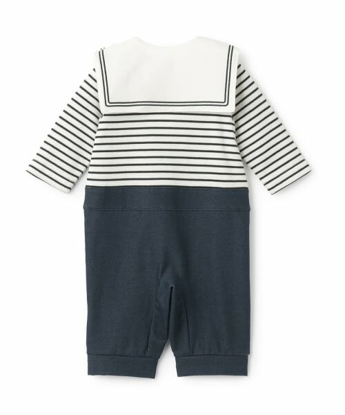 petit main / プティマイン ロンパース | 【モンポケ】セーラーカバーオール | 詳細4