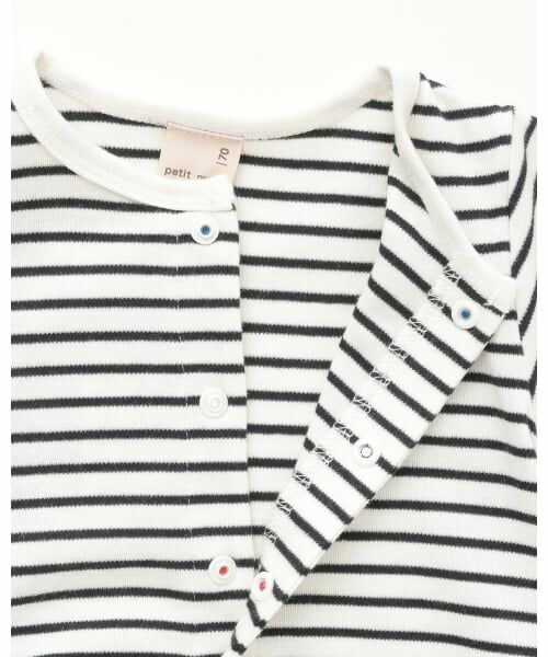 petit main / プティマイン ロンパース | 【モンポケ】セーラーカバーオール | 詳細6