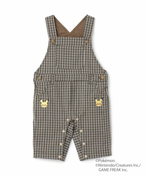 petit main / プティマイン ベビー・キッズウエア | 【モンポケ】モチーフサロペット（マルチ）