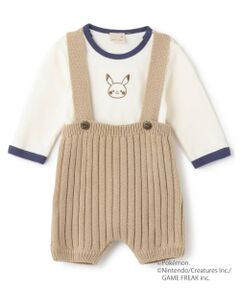 petit main / プティマイン ベビー・キッズウエア | 【モンポケ】サス付きパンツセット