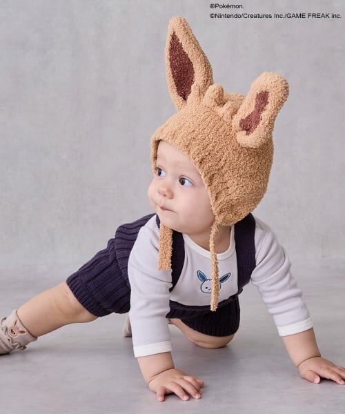 petit main / プティマイン ベビー・キッズウエア | 【モンポケ】サス付きパンツセット | 詳細1