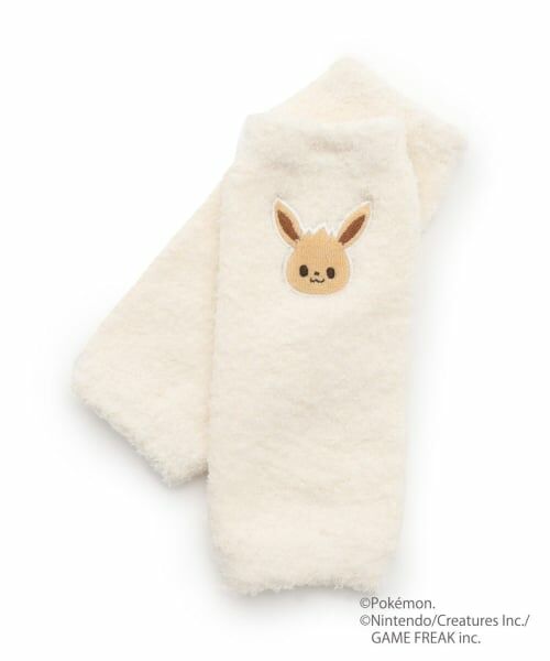 petit main / プティマイン ベビー・キッズウエア | 【モンポケ】モチーフレッグウォーマー（オフ ホワイト）