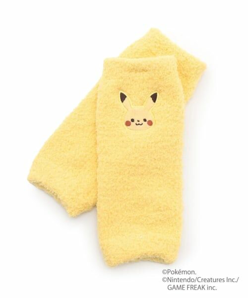 petit main / プティマイン ベビー・キッズウエア | 【モンポケ】モチーフレッグウォーマー（レモン イエロー）