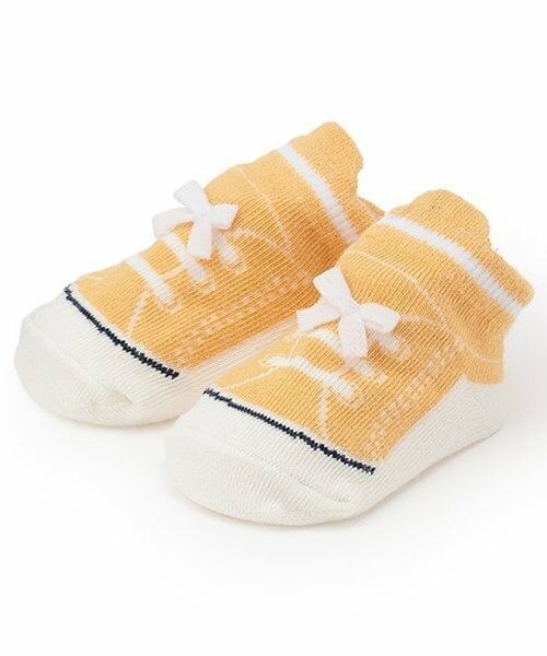 petit main / プティマイン ベビー・キッズウエア | スニーカーカップソックス（黄）