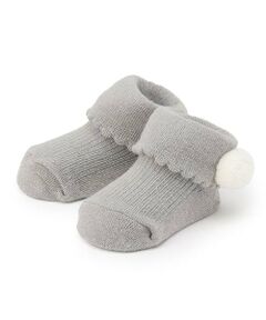 petit main / プティマイン ベビー・キッズウエア | ポンポンつきソックス