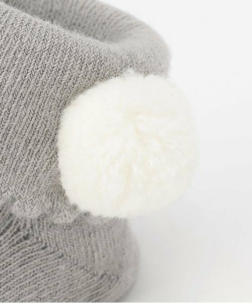 petit main / プティマイン ベビー・キッズウエア | ポンポンつきソックス | 詳細3