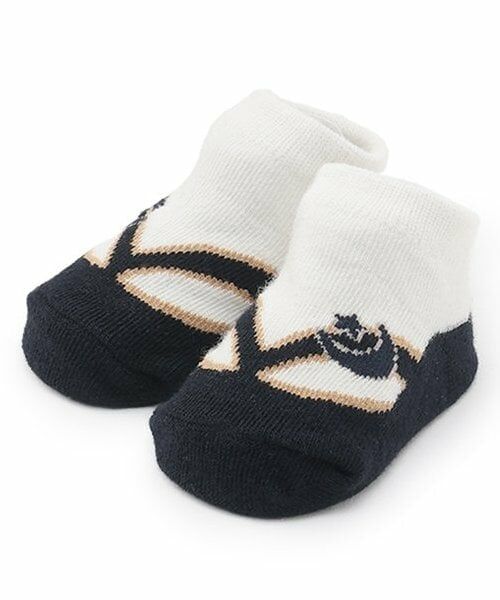 petit main / プティマイン ベビー・キッズウエア | BOYS足袋風カップソックス（紺）