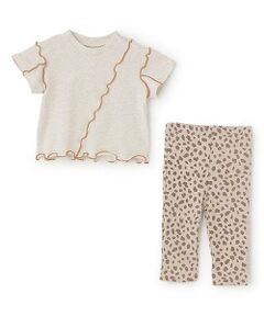 petit main / プティマイン ベビー・キッズウエア | アニマル柄セットアップ