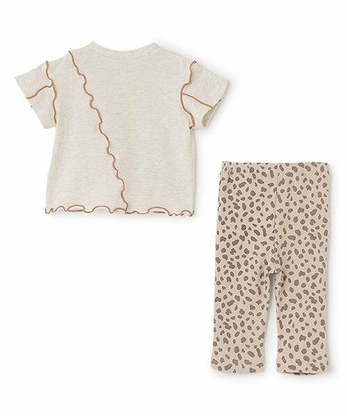 petit main / プティマイン ベビー・キッズウエア | アニマル柄セットアップ | 詳細1