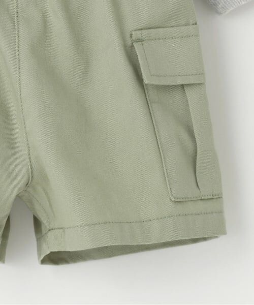 petit main / プティマイン ベビー・キッズウエア | サスつきカーゴパンツセット | 詳細6