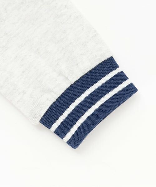 petit main / プティマイン ロンパース | 配色ラインリブカバーオール | 詳細4