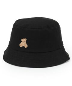 petit main / プティマイン ベビー・キッズグッズ | くま刺しゅうバケットハット