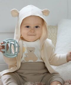 petit main / プティマイン ベビー・キッズウエア | アニマルカーディガン