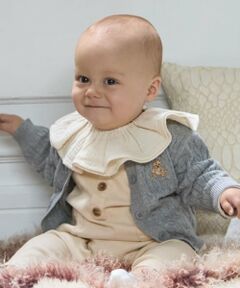 petit main / プティマイン ベビー・キッズウエア | くま刺しゅうカーディガン