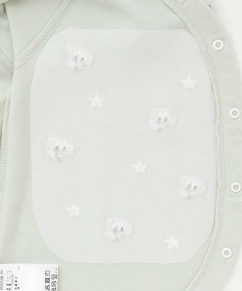 petit main / プティマイン ロンパース | 【オーガニック】アニマル刺しゅう2WAYオール | 詳細10