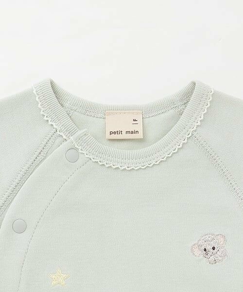 petit main / プティマイン ロンパース | 【オーガニック】アニマル刺しゅう2WAYオール | 詳細6