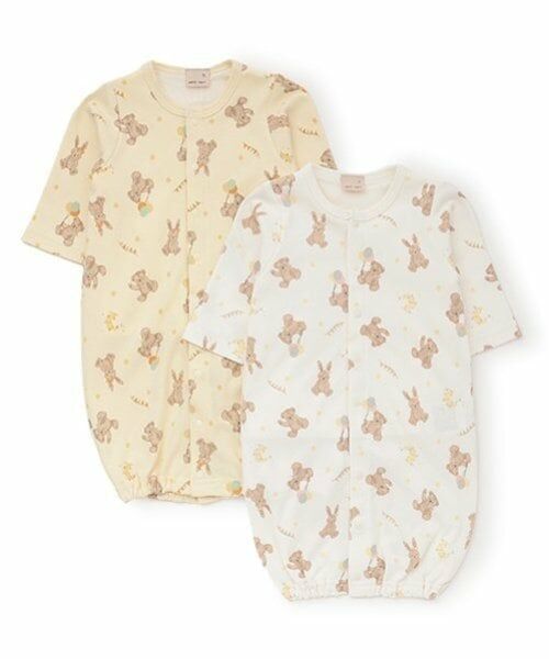 petit main / プティマイン ロンパース | 【肌着つき】動物柄2WAYオール | 詳細11