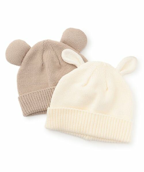 petit main / プティマイン ベビー・キッズグッズ | アニマルニット帽 | 詳細9