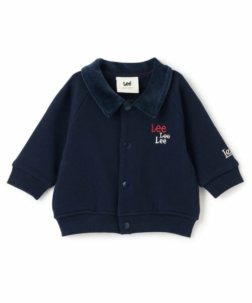petit main / プティマイン ベビー・キッズウエア | 【Lee】襟付きジャケット（紺）