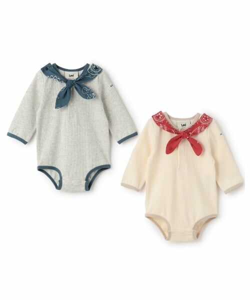 petit main / プティマイン ロンパース | 【Lee】バンダナ付きロンパース | 詳細9