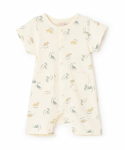 petit main / プティマイン ロンパース | 【GOODPRICE】半袖カバーオール（マルチ）