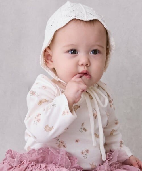 petit main / プティマイン ロンパース | 【GOODPRICE】長袖ロンパース（オフ ホワイト）