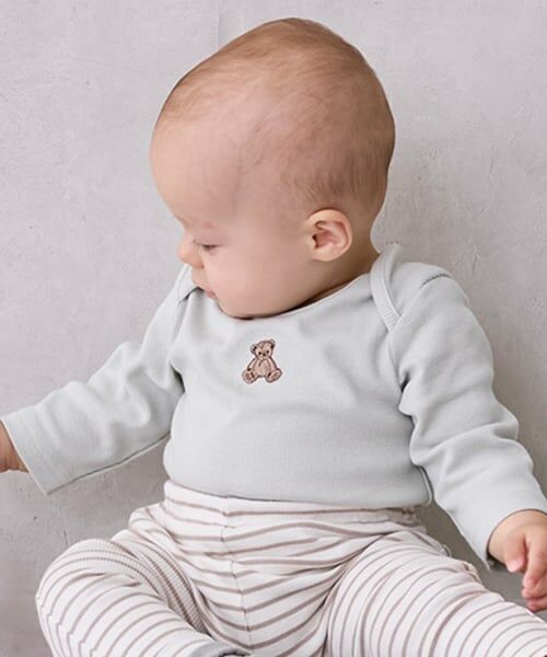 petit main / プティマイン ロンパース | 【GOODPRICE】長袖ロンパース（グリーン）