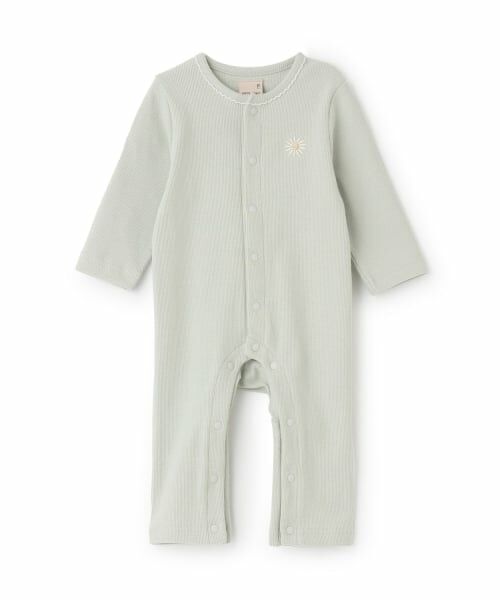 petit main / プティマイン ロンパース | 【GOODPRICE】長袖カバーオール（グリーン）