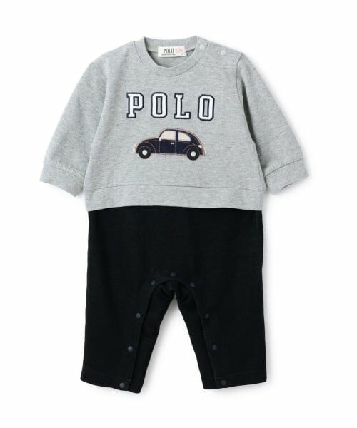 petit main / プティマイン ロンパース | 【POLO BCS】アップリケ長袖カバーオール | 詳細5