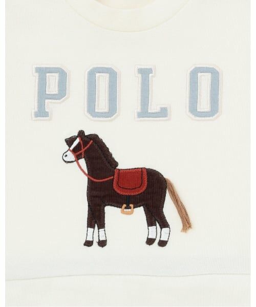 petit main / プティマイン ロンパース | 【POLO BCS】アップリケ長袖カバーオール | 詳細8