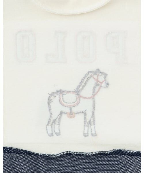 petit main / プティマイン ロンパース | 【POLO BCS】アップリケ長袖カバーオール | 詳細9