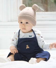 petit main / プティマイン ベビー・キッズウエア | 【POLO BCS】モチーフ長袖サロペット