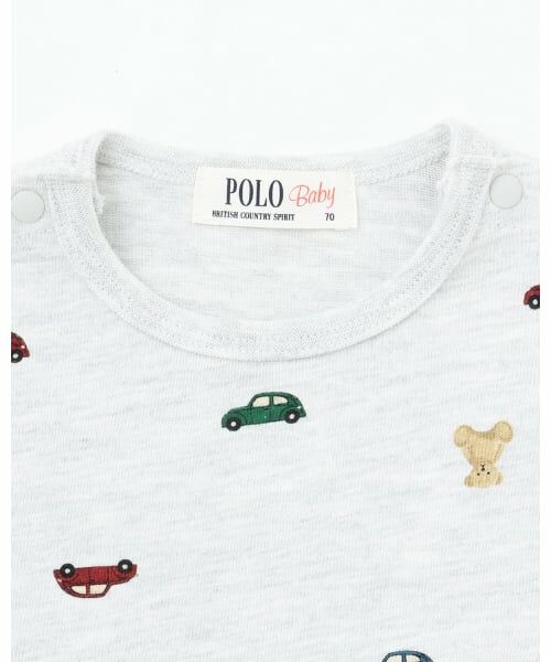 petit main / プティマイン ベビー・キッズウエア | 【POLO BCS】モチーフ長袖サロペット | 詳細15