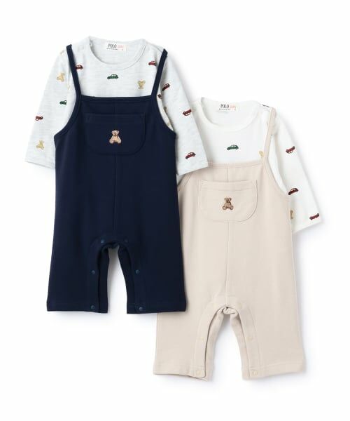 petit main / プティマイン ベビー・キッズウエア | 【POLO BCS】モチーフ長袖サロペット | 詳細19