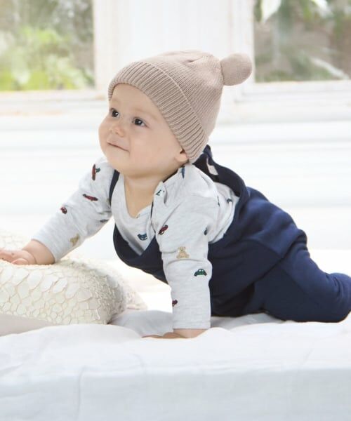 petit main / プティマイン ベビー・キッズウエア | 【POLO BCS】モチーフ長袖サロペット | 詳細2