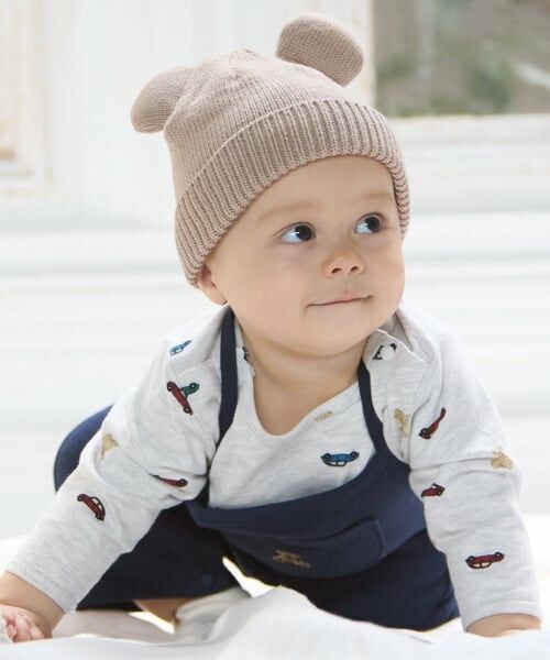 petit main / プティマイン ベビー・キッズウエア | 【POLO BCS】モチーフ長袖サロペット | 詳細3