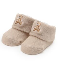 petit main / プティマイン ベビー・キッズウエア | 【POLO BCS】くま刺繍カップソックス