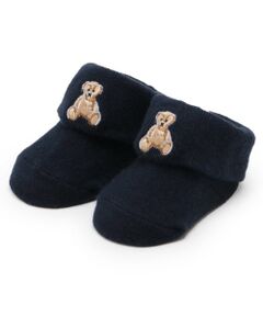 petit main / プティマイン ベビー・キッズウエア | 【POLO BCS】くま刺繍カップソックス