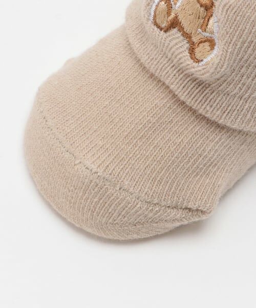 petit main / プティマイン ベビー・キッズウエア | 【POLO BCS】くま刺繍カップソックス | 詳細4