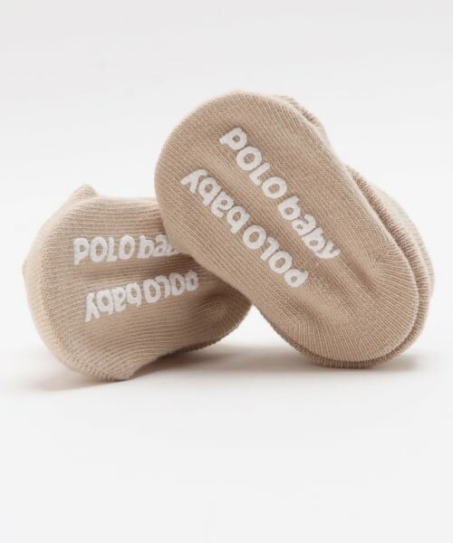 petit main / プティマイン ベビー・キッズウエア | 【POLO BCS】くま刺繍カップソックス | 詳細5