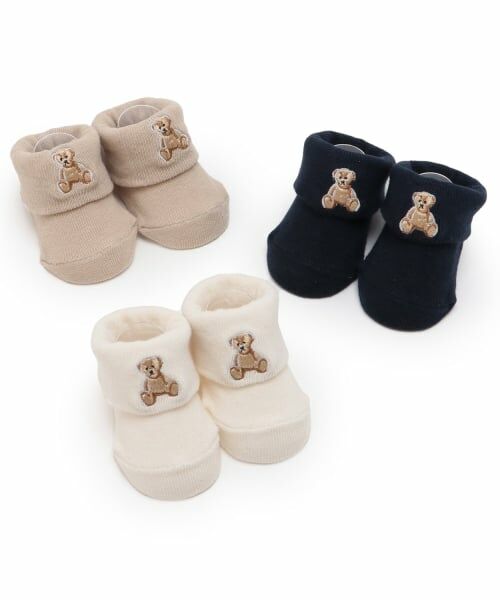 petit main / プティマイン ベビー・キッズウエア | 【POLO BCS】くま刺繍カップソックス | 詳細6
