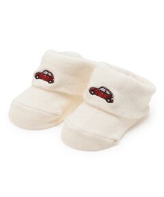 petit main / プティマイン ベビー・キッズウエア | 【POLO BCS】くるま刺繍カップソックス