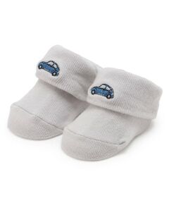 petit main / プティマイン ベビー・キッズウエア | 【POLO BCS】くるま刺繍カップソックス
