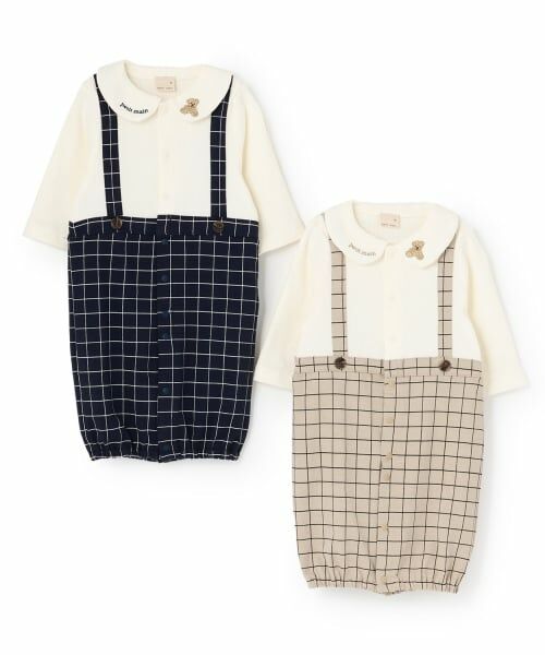 petit main / プティマイン ロンパース | サスつき2WAYオール | 詳細10