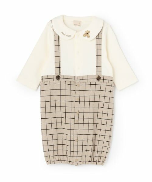 petit main / プティマイン ロンパース | サスつき2WAYオール | 詳細2