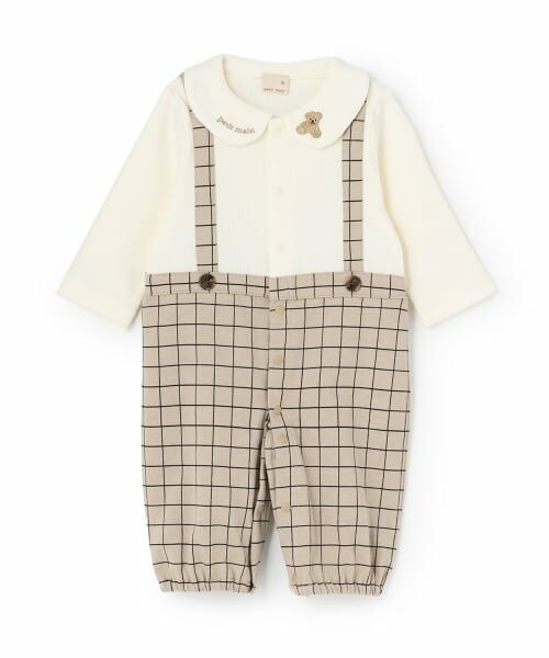 petit main / プティマイン ロンパース | サスつき2WAYオール | 詳細4