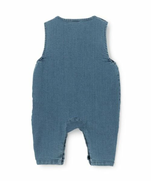 petit main / プティマイン ベビー・キッズウエア | デニムサロペット | 詳細1