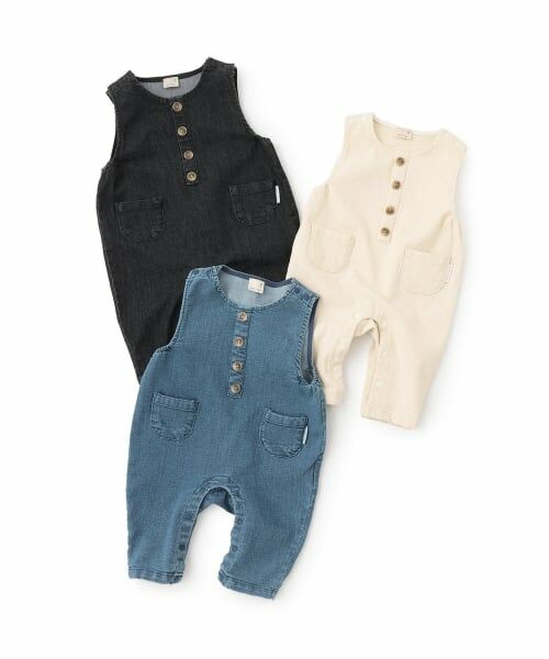 petit main / プティマイン ベビー・キッズウエア | デニムサロペット | 詳細6